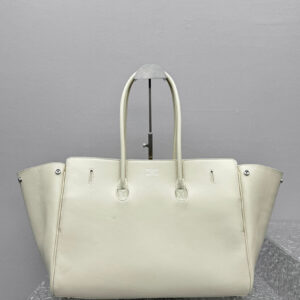 Balenciaga Bel Air Medium Carry All Bag Cream